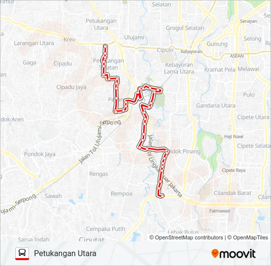 S14 Bus Line Map
