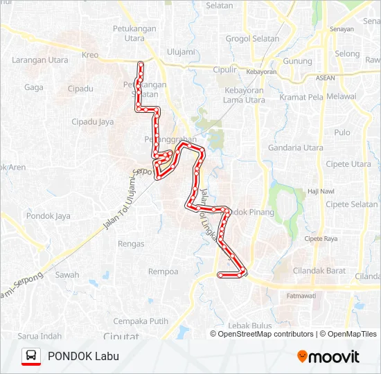 S14 Bus Line Map
