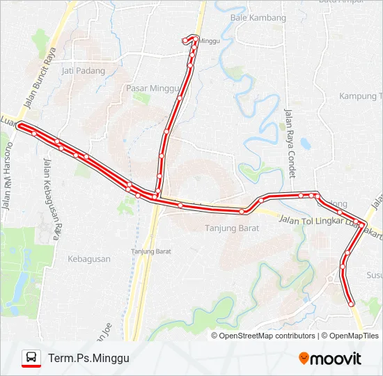 S15 Bus Line Map