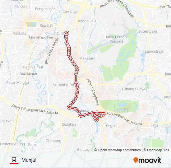 T03 Bus Line Map