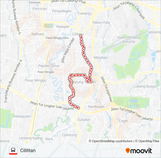 T06 Bus Line Map