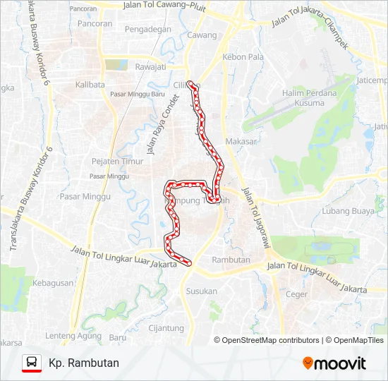 T06 Bus Line Map