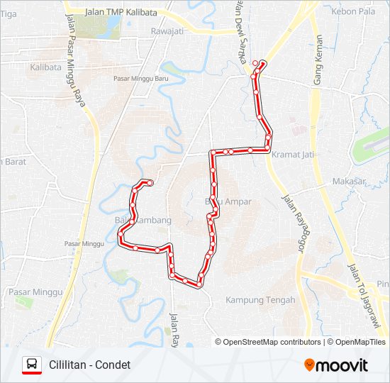 T07 bus Line Map