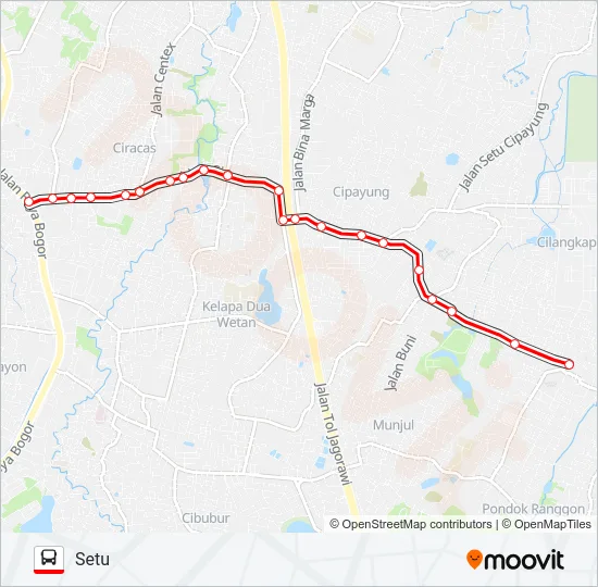 T14 Bus Line Map