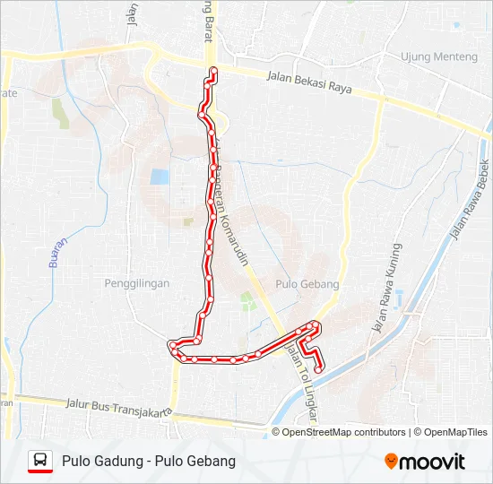 T29 Bus Line Map