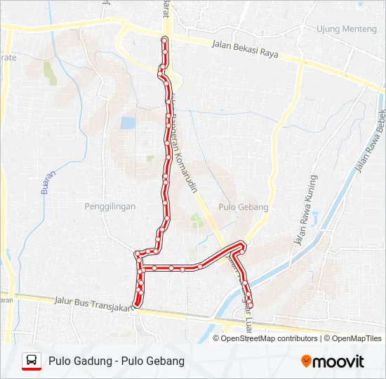 T29 Bus Line Map