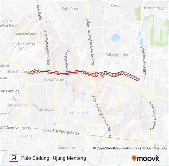 T30 Bus Line Map