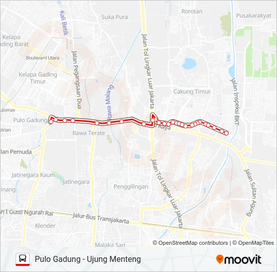 T30 Bus Line Map