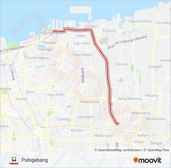 U01 Bus Line Map