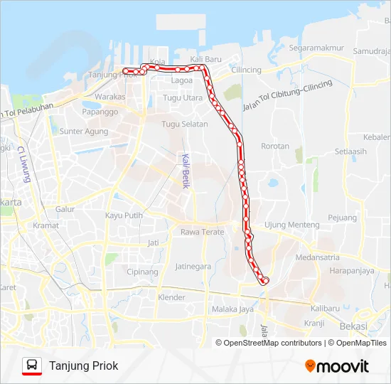 U01 Bus Line Map
