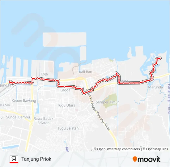 U05 Bus Line Map