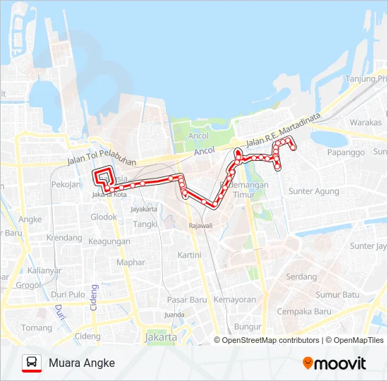 U10 Bus Line Map
