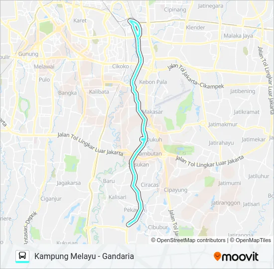 M06 Bus Line Map