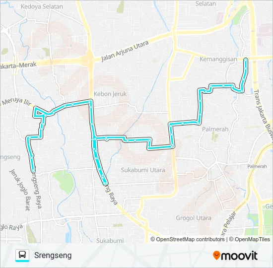 M24 Bus Line Map