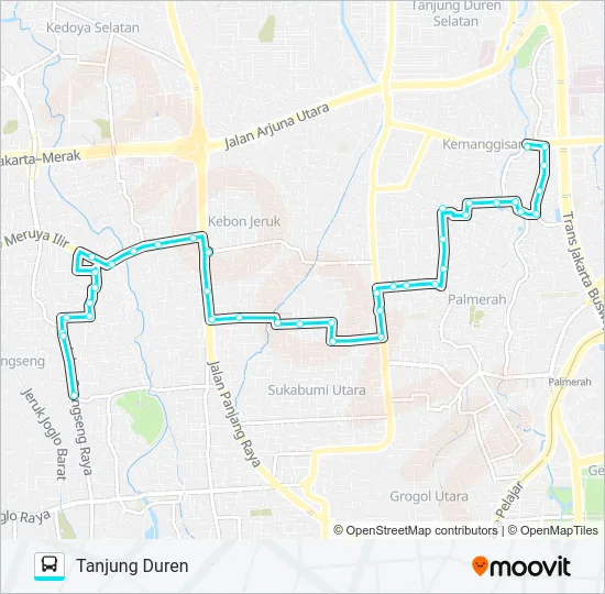 M24 Bus Line Map