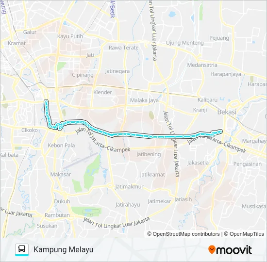 M26 Bus Line Map