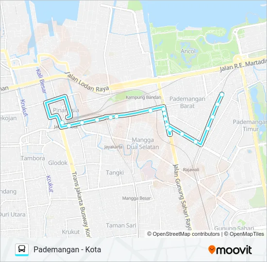 M39 Bus Line Map