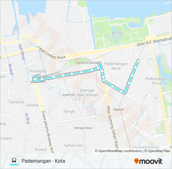 M39 Bus Line Map