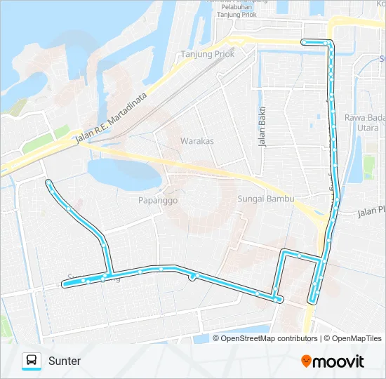 M49 Bus Line Map