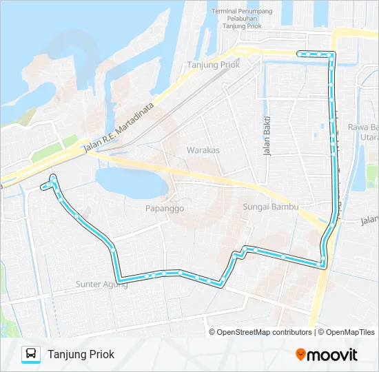 M49 Bus Line Map