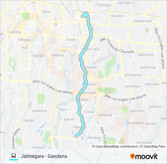 M06A Bus Line Map