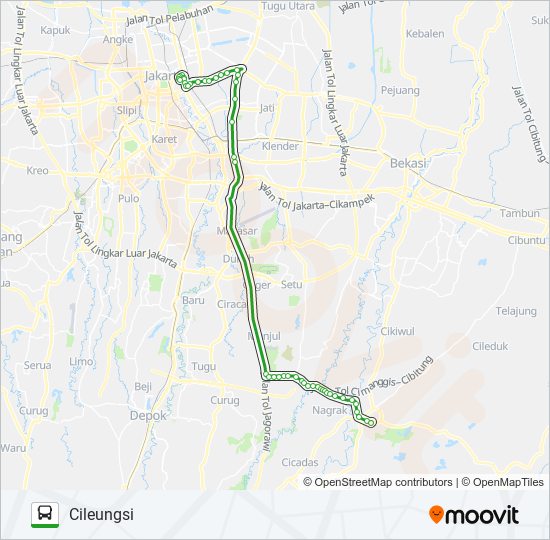 AC100A bus Line Map