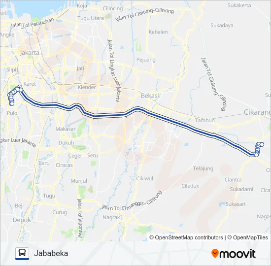 AC121A Bus Line Map