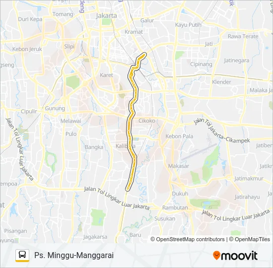 BUS SEKOLAH 08 Bus Line Map