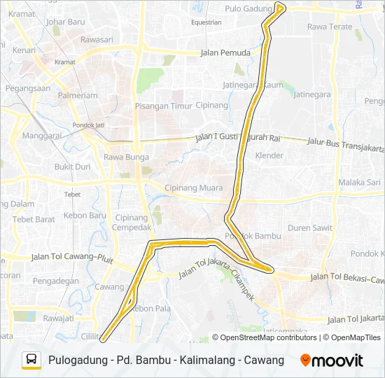 BUS SEKOLAH 13 Bus Line Map