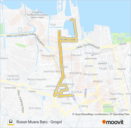 BUS SEKOLAH 16 Bus Line Map