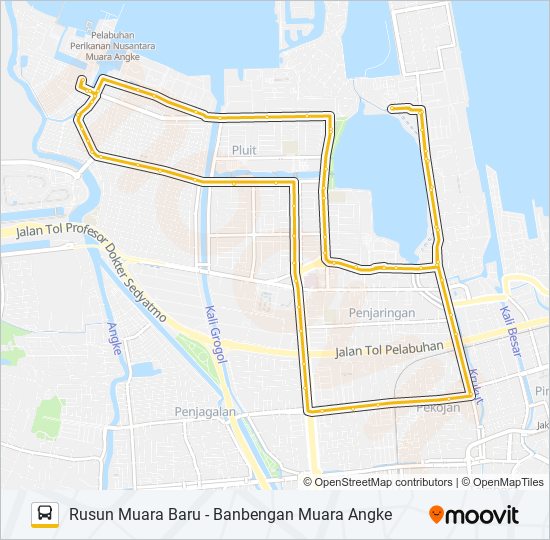 BUS SEKOLAH 17 bus Line Map