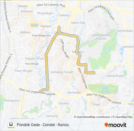 BUS SEKOLAH ZR01 bus Line Map