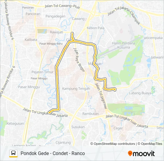 BUS SEKOLAH ZR01 Bus Line Map