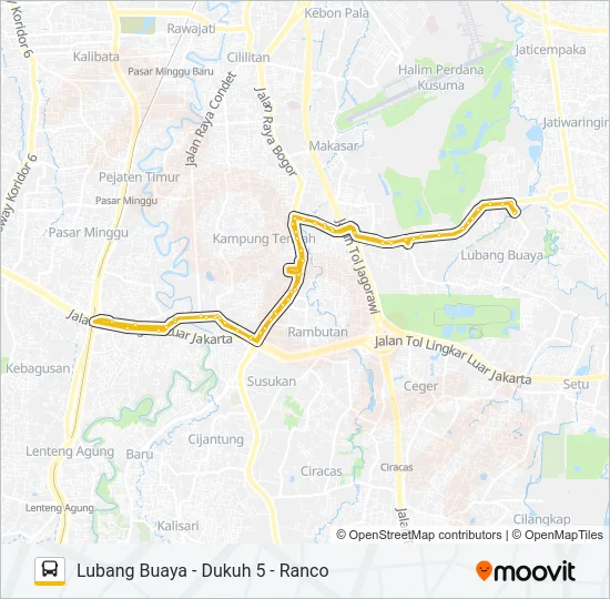 BUS SEKOLAH ZR08 Bus Line Map