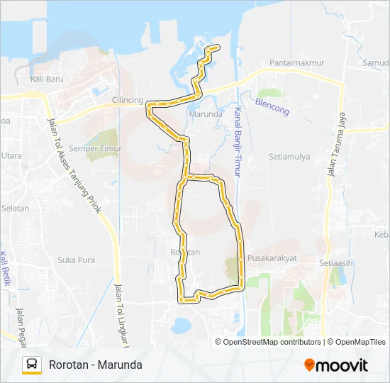 BUS SEKOLAH ZR09 Bus Line Map