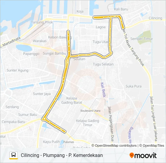 BUS SEKOLAH 09 Bus Line Map