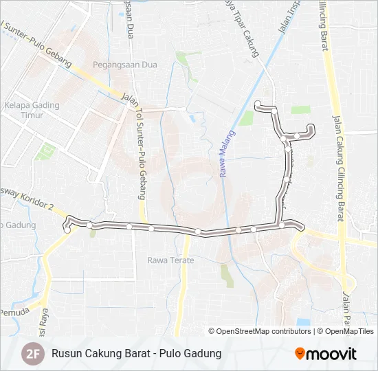 2F Bus Line Map