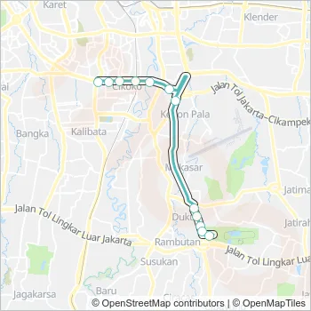 Rute 7D: Jadwal, Pemberhentian & Peta - TMII (Diperbarui)