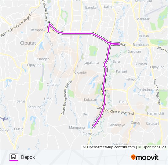 Bus Routes Near Me Schedule 03 Route Schedules Stops Maps Depok Updated