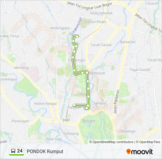 24 Bus Line Map