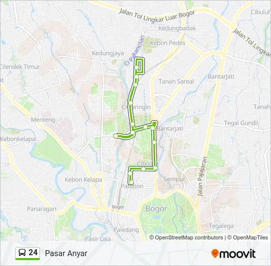 24 Bus Line Map