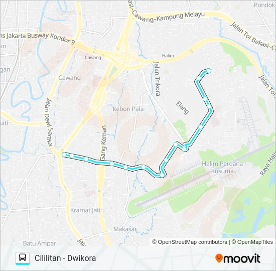 23 Bus Line Map