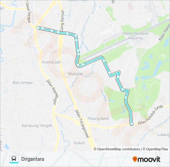 108 Bus Line Map