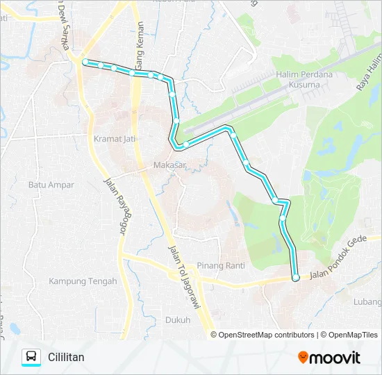 108 Bus Line Map