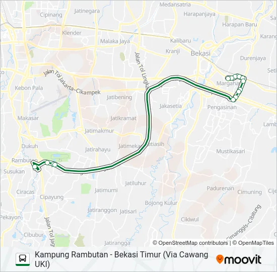 P9BT Bus Line Map
