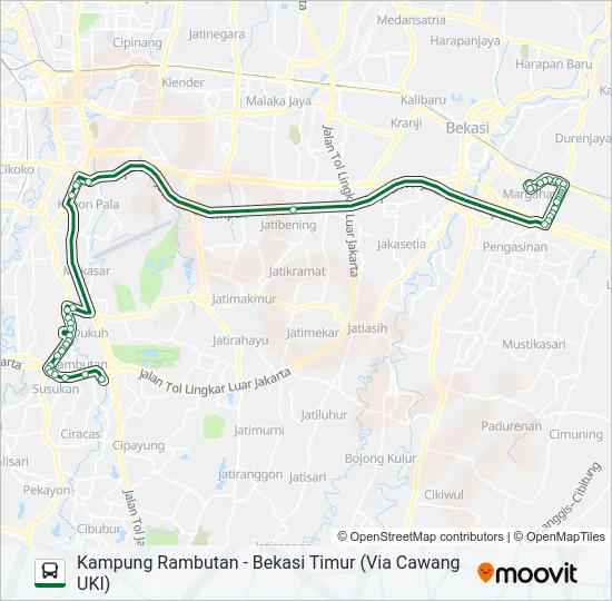 P9BT Bus Line Map