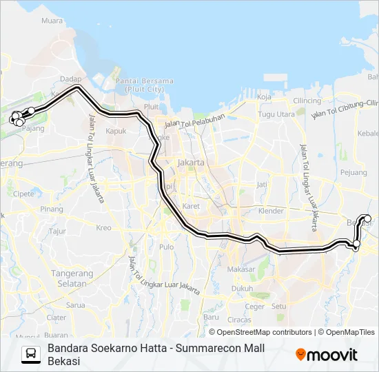 JAC SMB Bus Line Map