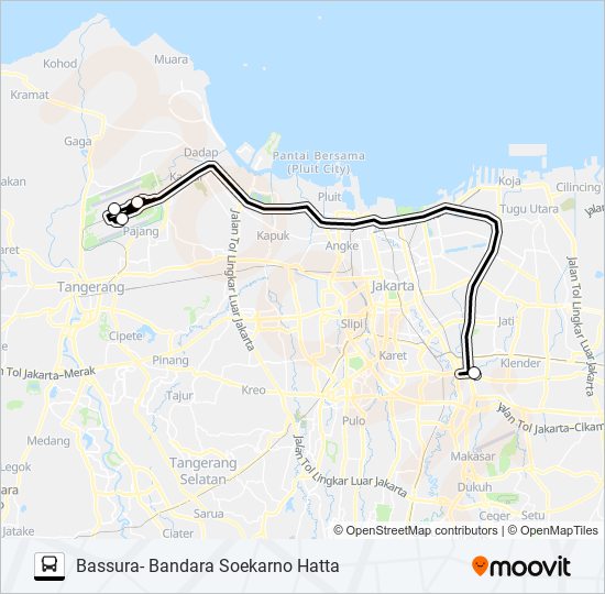 JAC BASSURA bus Line Map