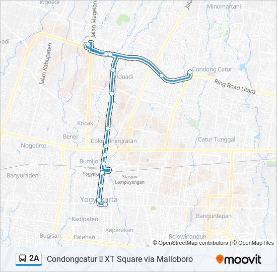 2a Route: Schedules, Stops & Maps - Taman Pintar (Updated)