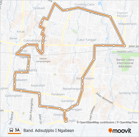 3a Route: Schedules, Stops & Maps - Term. Giwangan (Updated)